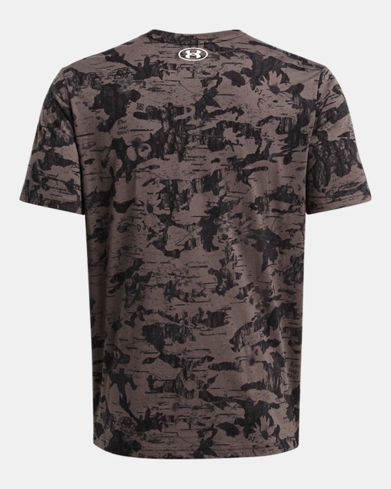 Men's Project Rock Payoff Printed Graphic Short Sleeve in Brown image number 3